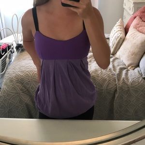 Lululemon athletic tank top (purple)